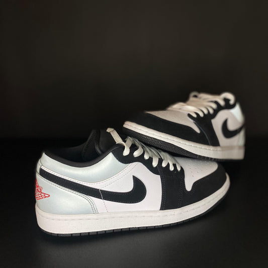 Air Jordan 1 Low SE White Fire Red Black Matte Silver 1 | Nicekicks4you
