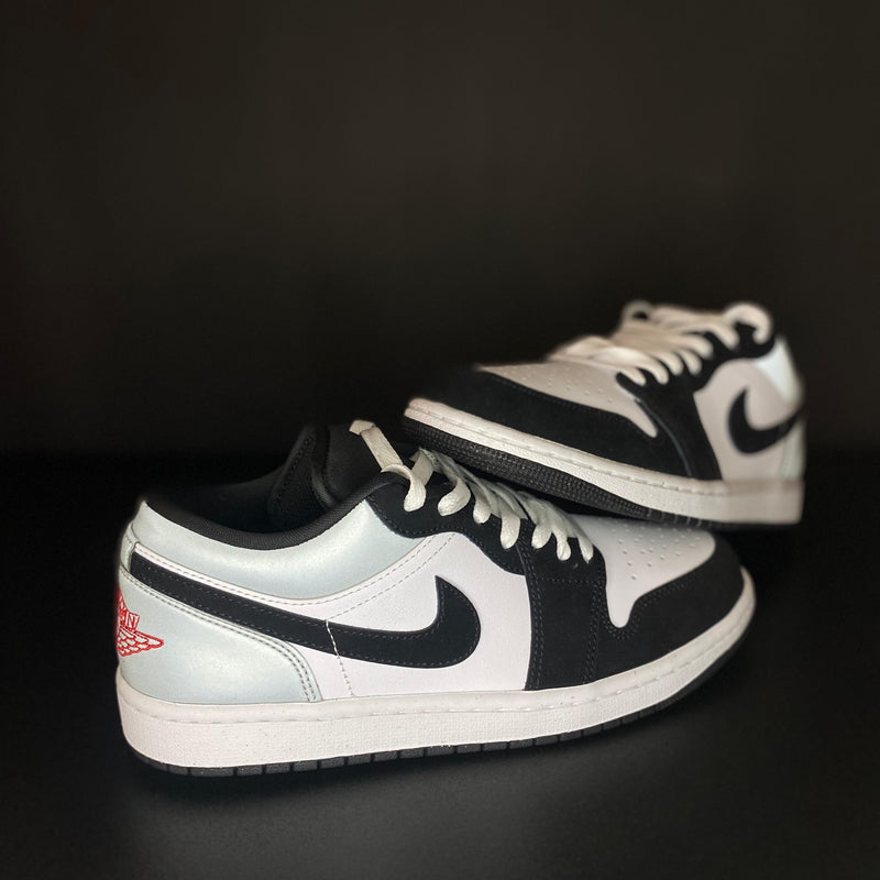 Air Jordan 1 Low SE White Fire Red Black Matte Silver 1 | Nicekicks4you