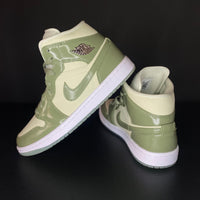 Air Jordan 1 Mid Sea Glass Oil Green 2 | Nicekicks4you