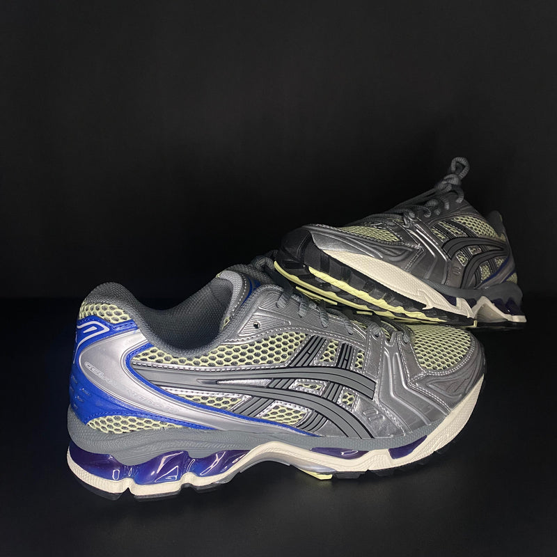 Asics Gel-Kayano 14 Soft Yellow Asics Blue 1 | Nicekicks4you