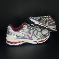 Asics Kayano 12.1 Silver Burgundy 1 | Nicekicks4you