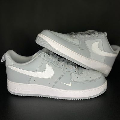 Nike Air Force 1 Low 07 LV8 Carbon Fiber Swoosh Wolf Grey White