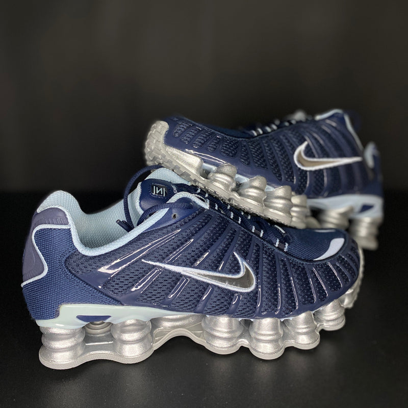 Nike Shox TL Obsidian Metallic Platinum 1 | Nicekicks4you